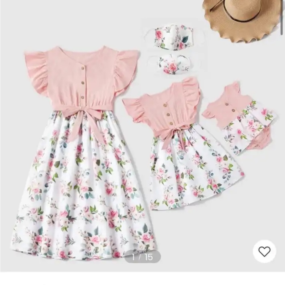 Mommy and me matching dresses